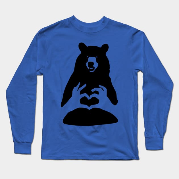 Love Bear Long Sleeve T-Shirt by LefTEE Designs